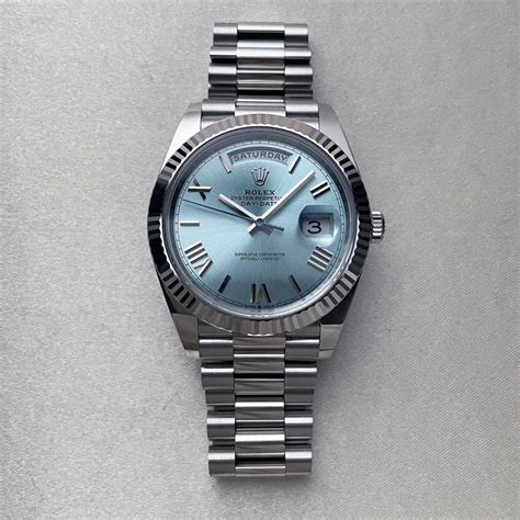 platinum rolex day date 40|Rolex Day-Date 40 price.